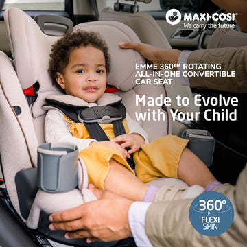 Maxi-Cosi Emme 360 Rotating Convertible Car Seat In Navy Wonder