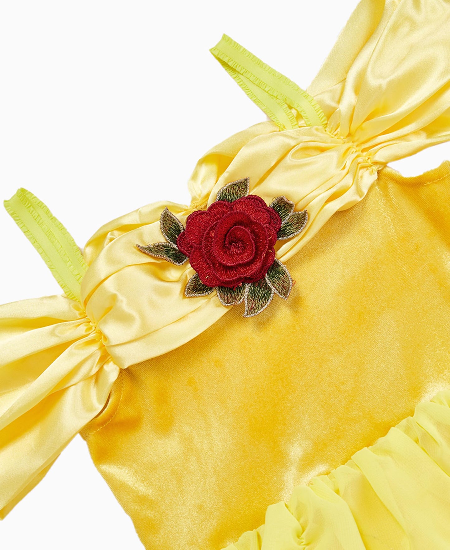 Axaxa Belle Costume For Girls Belle Dress Birthday Party Halloween Costume Cosplay Dress Up For Girls