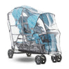 Joovy Triple Stroller Rain Cover - Universal - Waterproof, Windproof, Dust-Proof