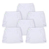1St Step Washable And 100% Cotton Nappies (White, Large)
