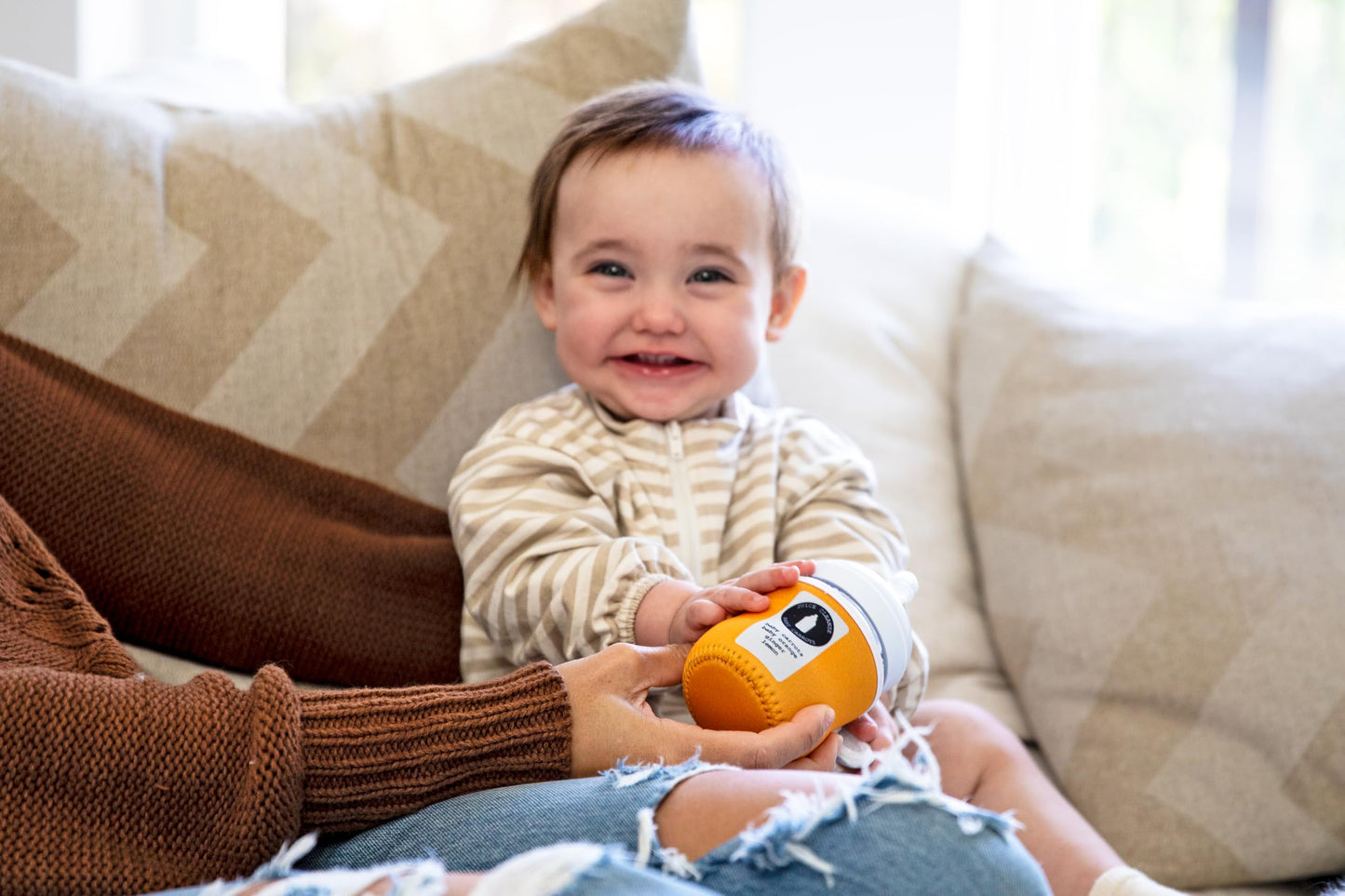 Kanudle Sleeve Covers For 4 Oz Philips Avent Glass Baby Bottle | Adjustable Sleeves | Heat And Cold Retention | Neoprene - Juice