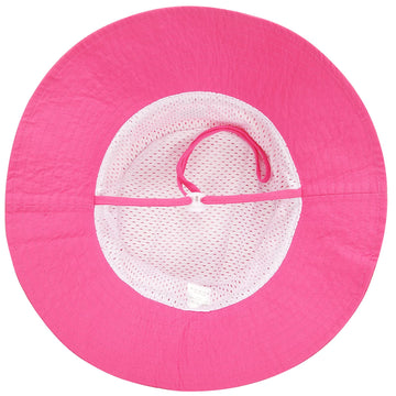 Baby Sun Hat 2-7 Years Hot Pink