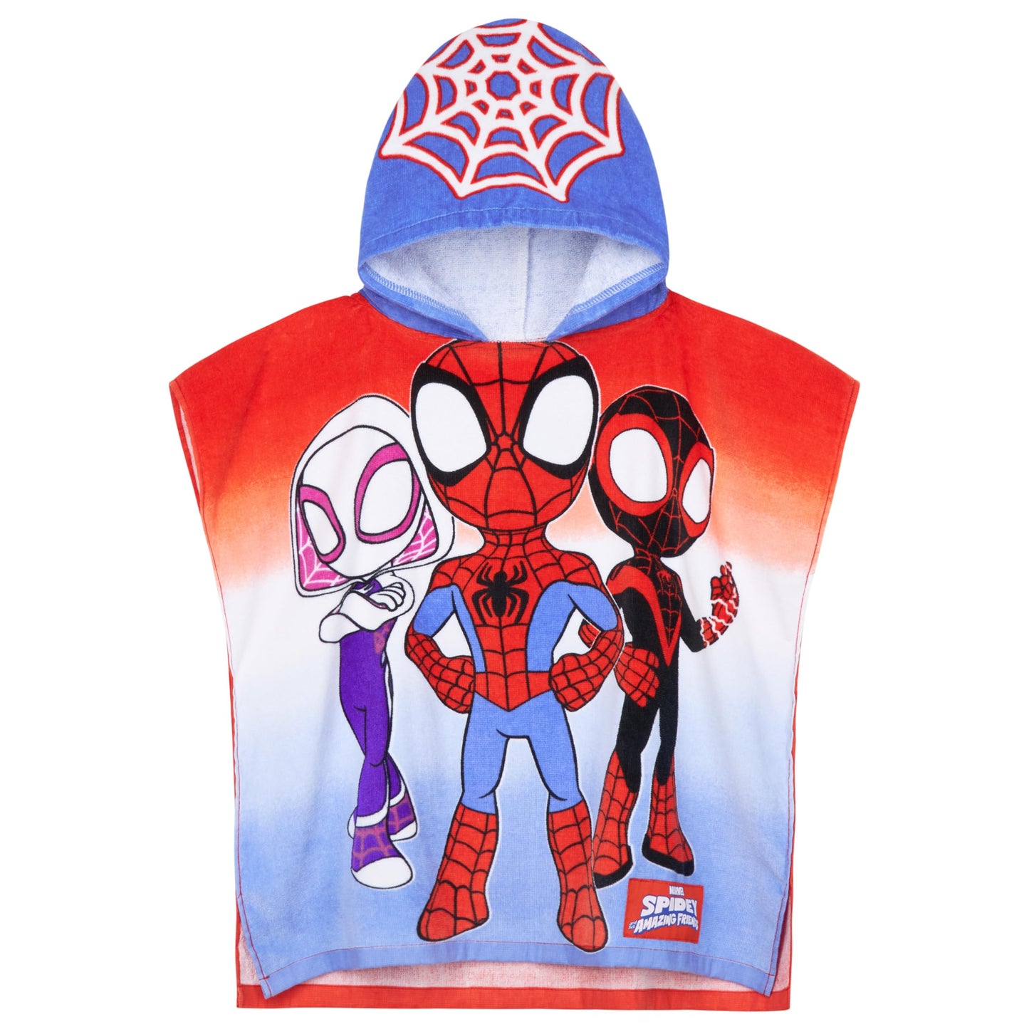 Get Trend Marvel Spidey Towels for Kids Hooded Bath Towel Poncho Absorbent Pool Beach Shower Cotton Swim Towel Travel Essentials