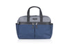 Twelvelittle Unisex Two-Tone Satchel Diaper Bag - Grey/Navy