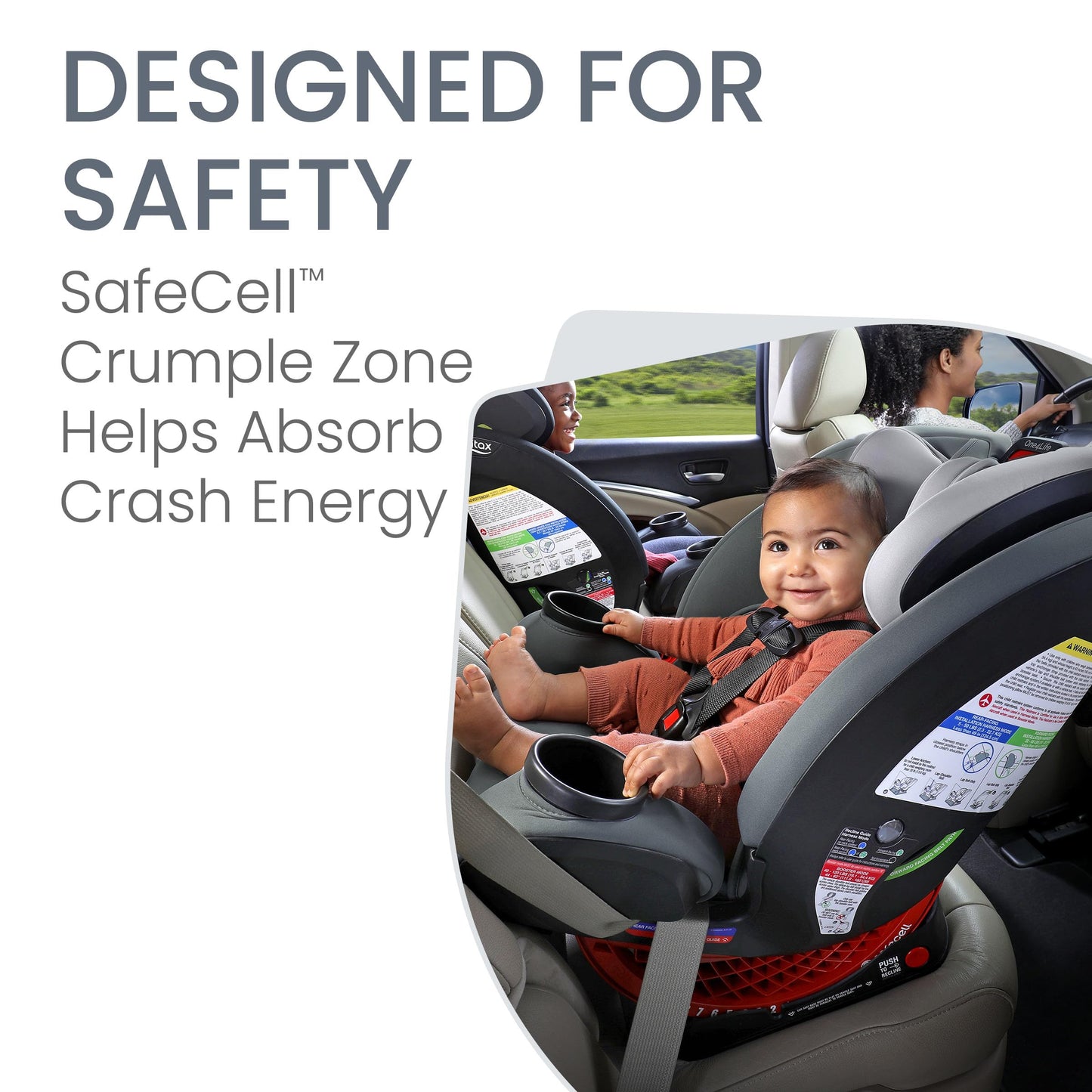 Britax One4Life Convertible Infant Car Seat, 10 Years Of Use From 5 To 120 Pounds, Converts From Rear-Facing To Forward-Facing B