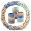 200Pcs Elastic Hair Ties, No Crease Hair Small Ponytail Holders For Kids Girls Baby Toddler, Light