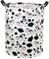 Tibaolover Cow Print Laundry Basket Baby Laundry Basket Nursery Hamper Kids Baby Laundry Hamper For Boys And Girls Cute Toy Stor