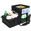 COOLBEBE Car Seat Organizer, Backseat Car Organizer with Cup Holders for Kids and Adults Travel, Cooler Compartment Passenger Se