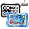 Pandaear 2 Pack Water Play Mat For Babies Floor, Inflatable Water Tummy Time Mat 0 3 6 12 Months, Water Pad Baby Sensory Mat, Ba