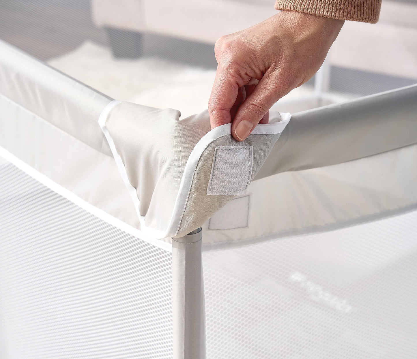 Regalo Soft Sided Playpen For Babies And Toddlers, Award Winning Brand Gray Mesh, For 6 To 24 Months Old, 27 Inches Tall, Indoor