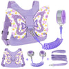 Accmor Toddler Harness Leash + Anti Lost Wrist Link, Cute Butterfly Kids Leash Wristband Assistant, Adorable Child Walking Harne