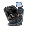 Chicco Fit360 Zip ClearTex Rotating Convertible Car Seat with Fit360 Mirror, 360 Degree Rotation for Rear-Facing and Forward-Fac