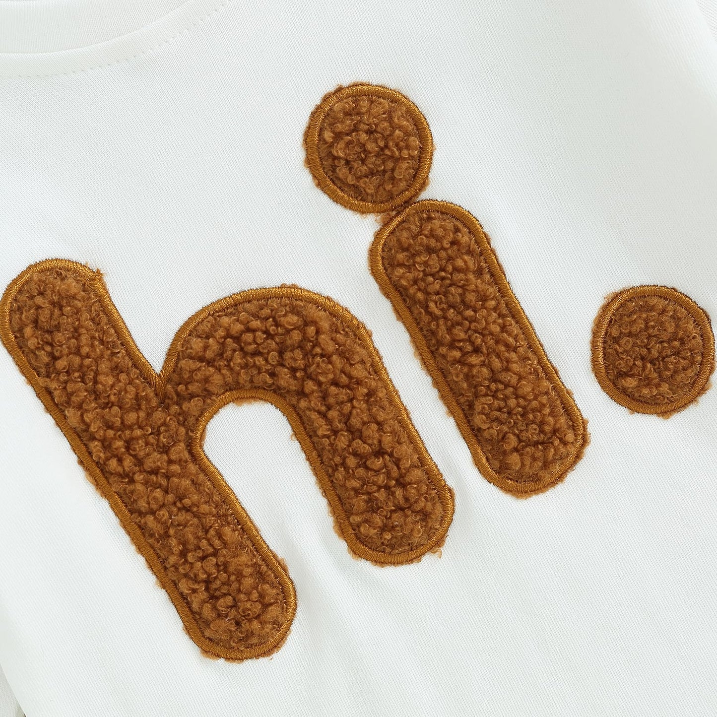 Visgogo Newborn Infant Baby Boy Oversized Romper Sweater Onesie Coming Home Outfit Neutral Clothes (White-Hi, 0-3 Months)