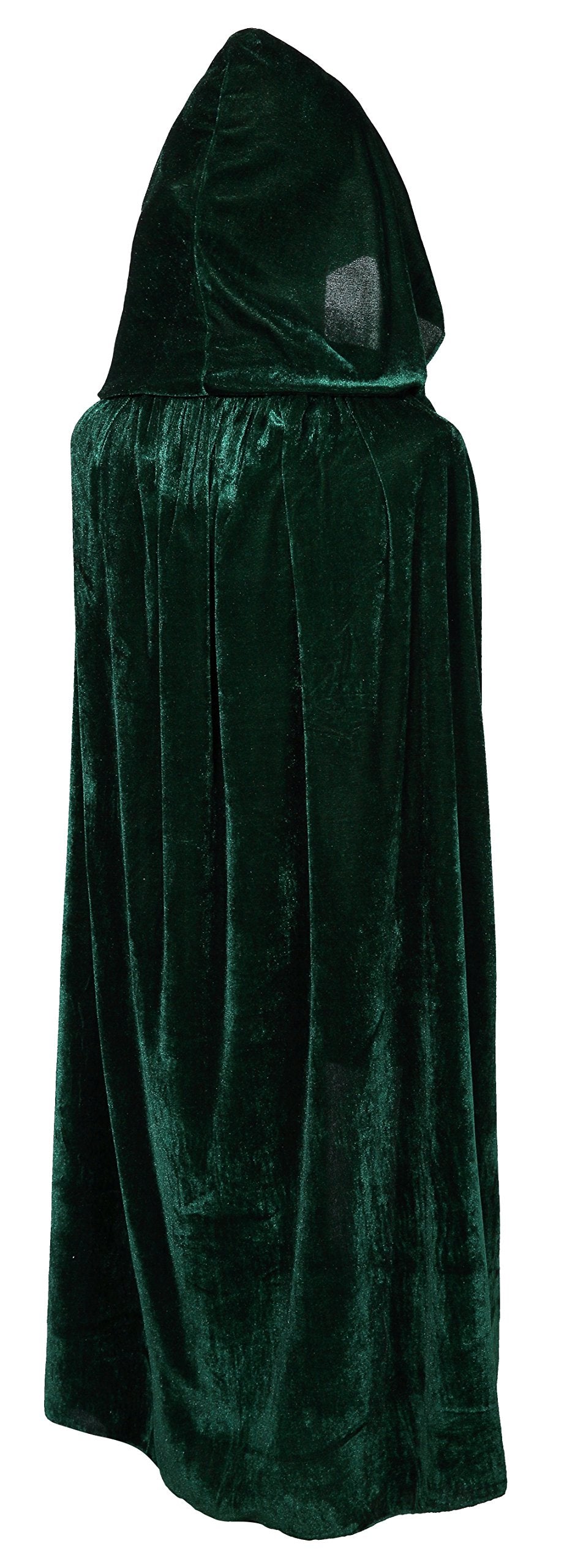 Crizcape Kids Costumes Capes Cloak With Hood For Halloween Party 3-4 Years Green