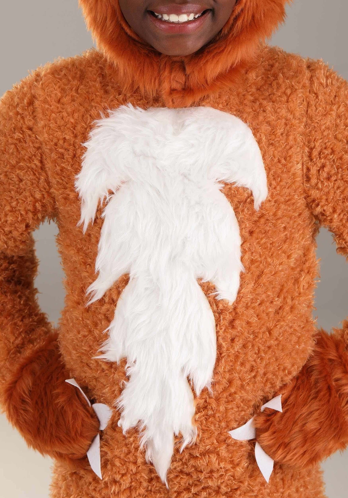 Fun Costumes Adorable Child Fox Halloween Costume | Soft Shearling Faux Fur Jumpsuit For Play Pretend, Medium Orange