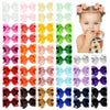 50Pcs 3Inch Hair Bows For Girls Grosgrain Ribbon Toddler Hair Accessories With Alligator Clips For Toddlers Baby Girls Kids Teen