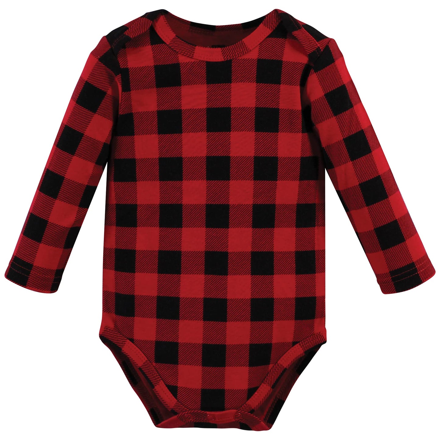 Hudson Baby Boys Cotton Long-Sleeve Bodysuits And Toddler T-Shirt Set, Christmas Tree, 12-18 Months Us