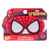 Sun-Staches Marvel Spider-Man Lil Characters Child Sunglasses Costume Accessory Uv400 Lenses, Red And Black Web Mask One Size Fi
