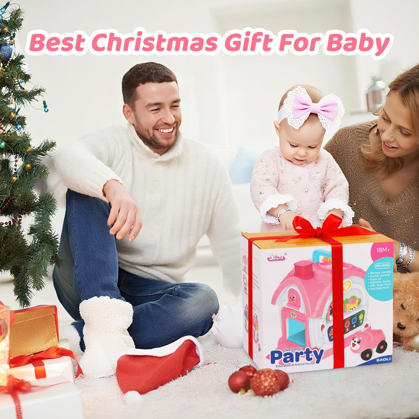 BOBUEXER Toddler Girl Toys 1-2 -Montessori Toys for 1 Year Old Girls,Baby Toys 6-12 12-18 Months, 1st Birthday Girl Gifts,10 in