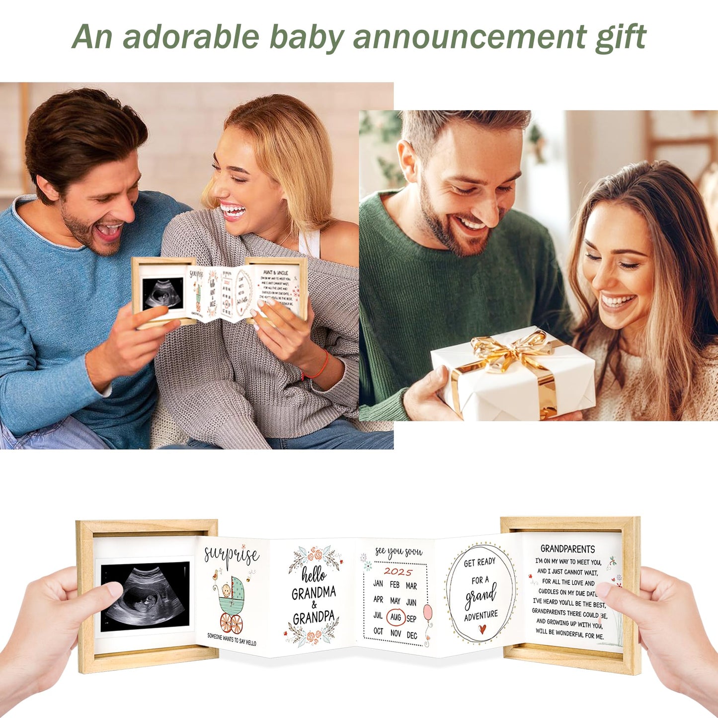 Aunt And Uncle Baby Announcement, Pregnancy Announcement Gifts Ideas For Auntie & Uncle, Surprise Pregnancy Reveal To Family, Be