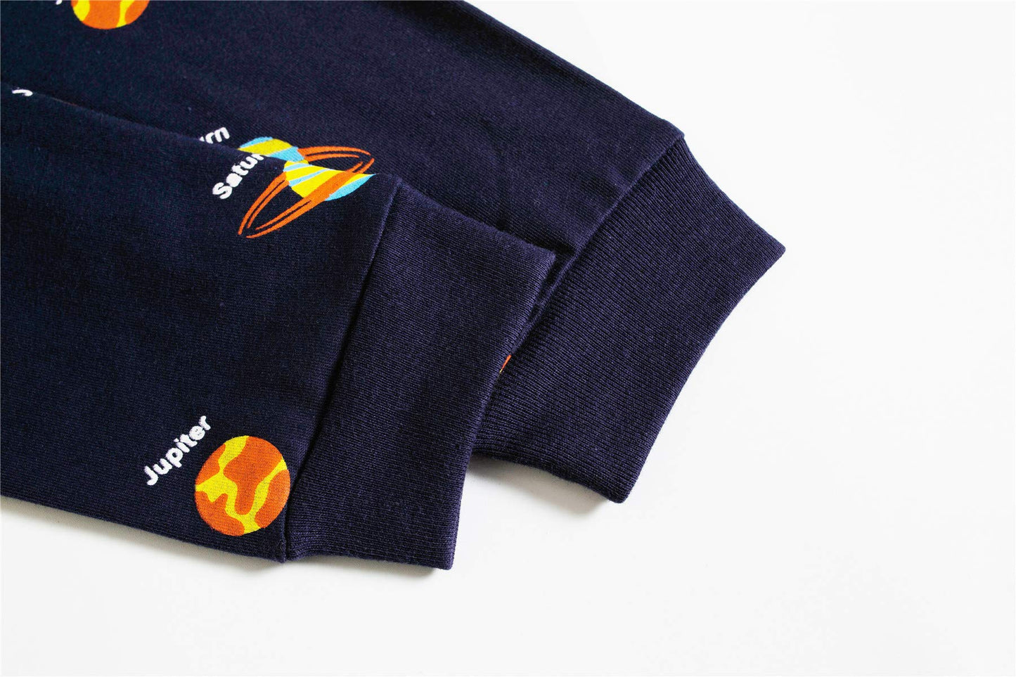 Boys Pajamas Planet 100% Cotton Pjs Toddler 2 Piece Long Sleeve Sleepwear Kids Clothes Set Space Outfits Solar System Shirt 6T