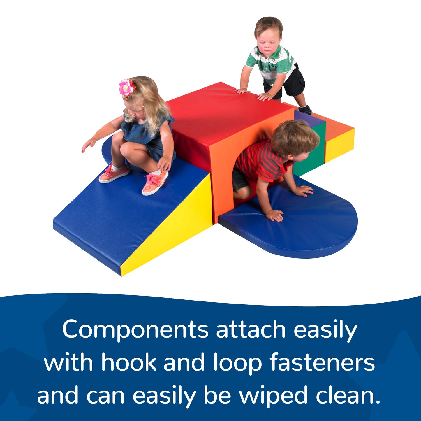 Children'S Factory Baby Crawling Tunnel, Foam Climbing Blocks For Toddlers, Soft Homeschool Jungle Gym