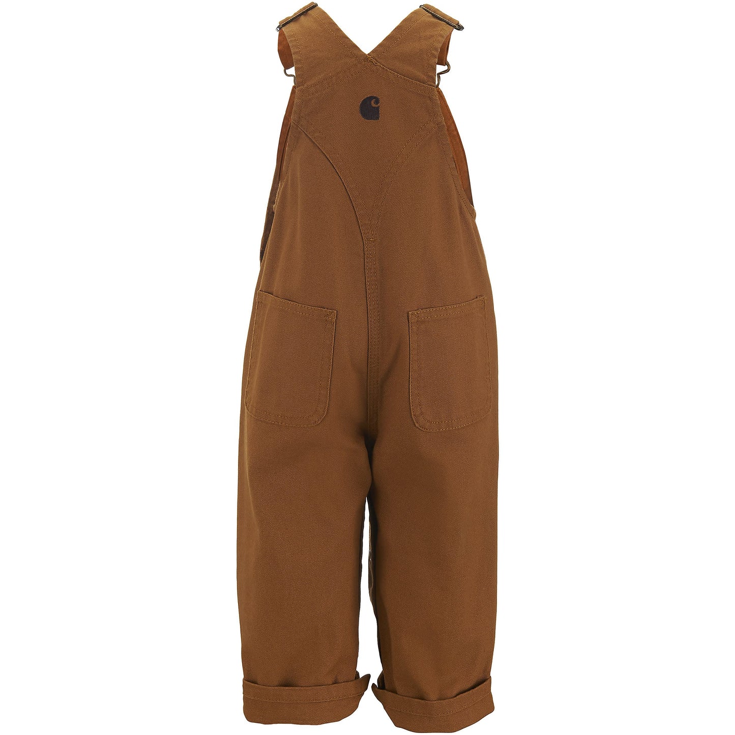 Carhartt Baby-Boys Infant Washed Duck Bib Overall, Brown, 9 Mo.