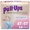 Pull-Ups Girls Skin Essentials Potty Training Pants, Training Underwear, 4T-5T (38-50 lbs), 14 Ct