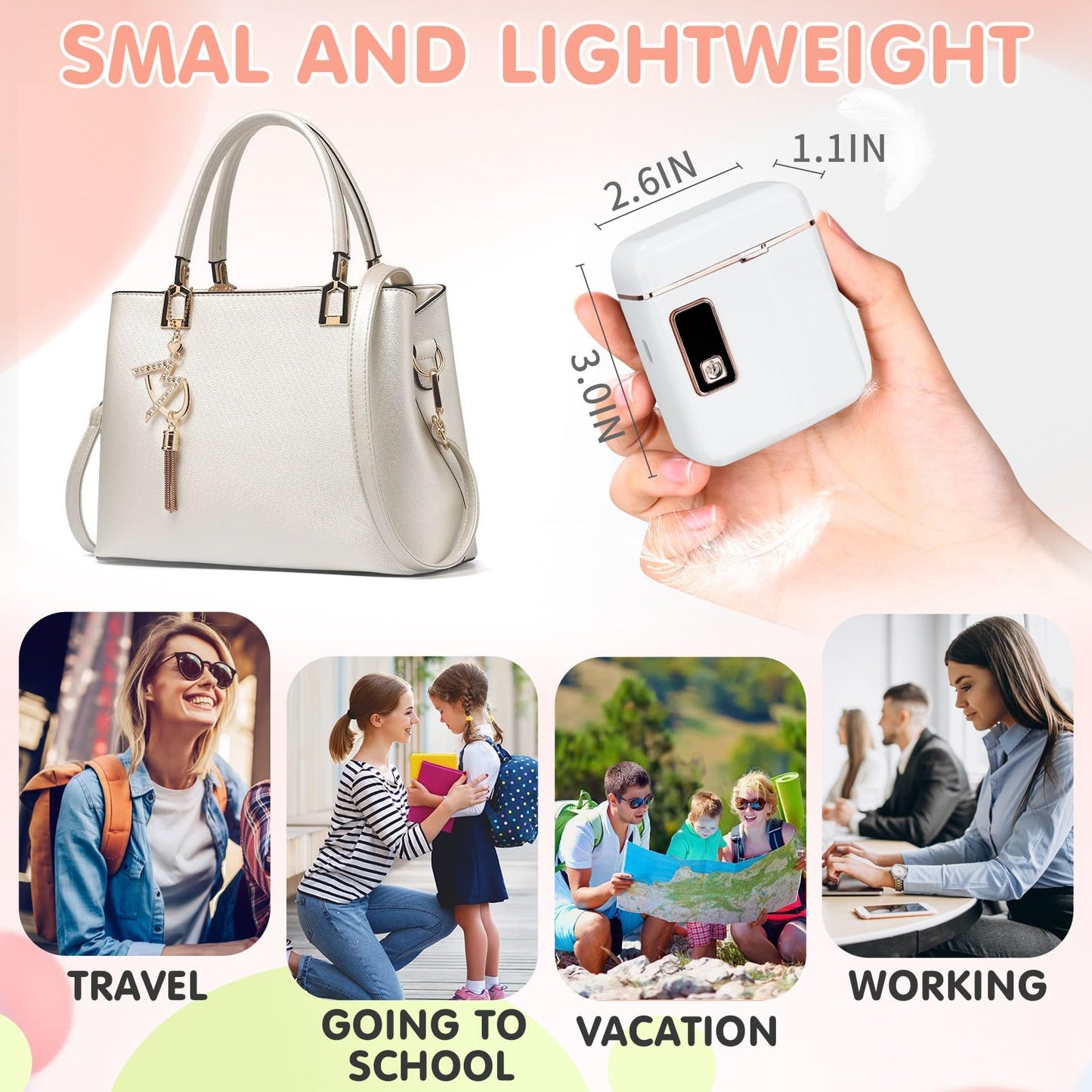 Electric Nail Clipper With Led Light, Usb Rechargeable Nail Trimmer, 3-Speed Fingernail Manicure For Baby, Kids, Seniors, And Ad