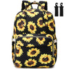 Kouxunt Sunflower Diaper Bag Backpack For Baby Girls Boys, Waterproof Maternity Nappy Backpacks With Stroller Straps Luggage Str