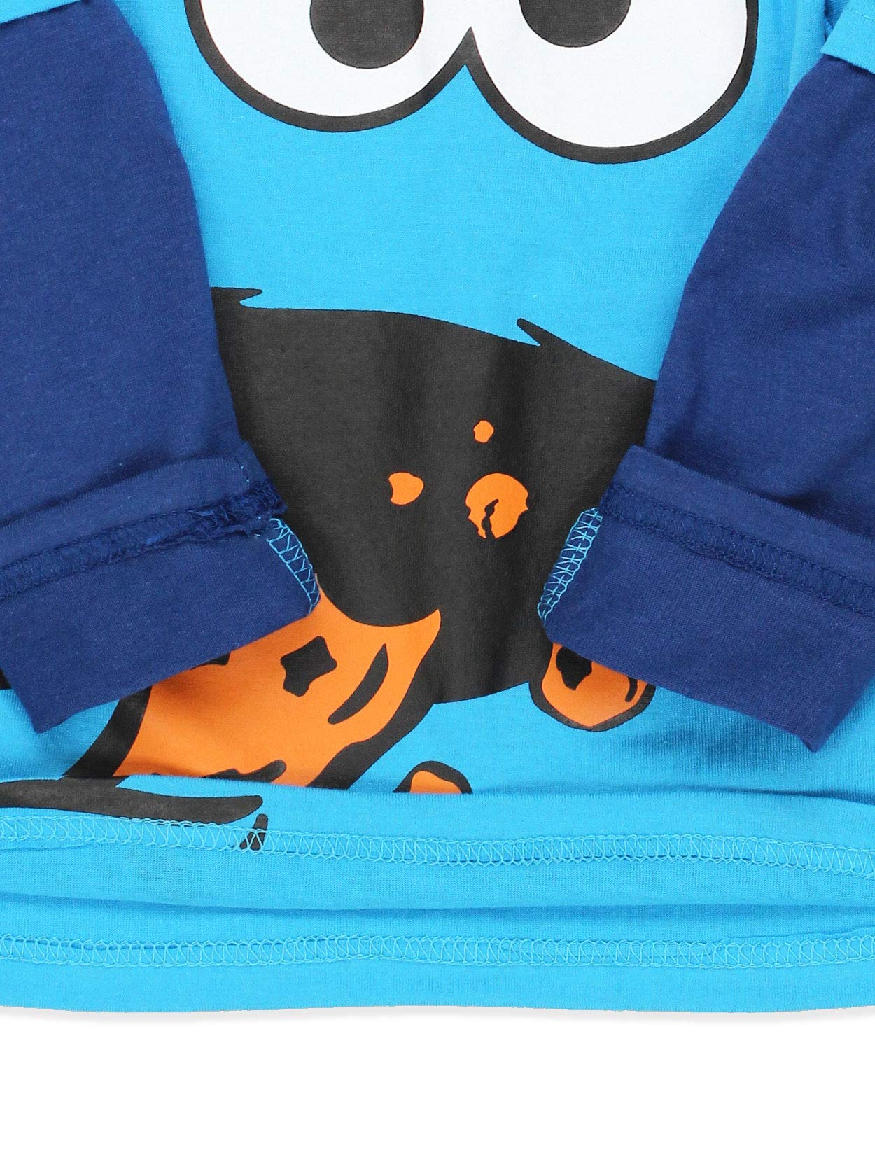 Sesame Street Elmo And Cookie Monster Boys T-Shirt For Infant And Toddlers - Blue Or Red