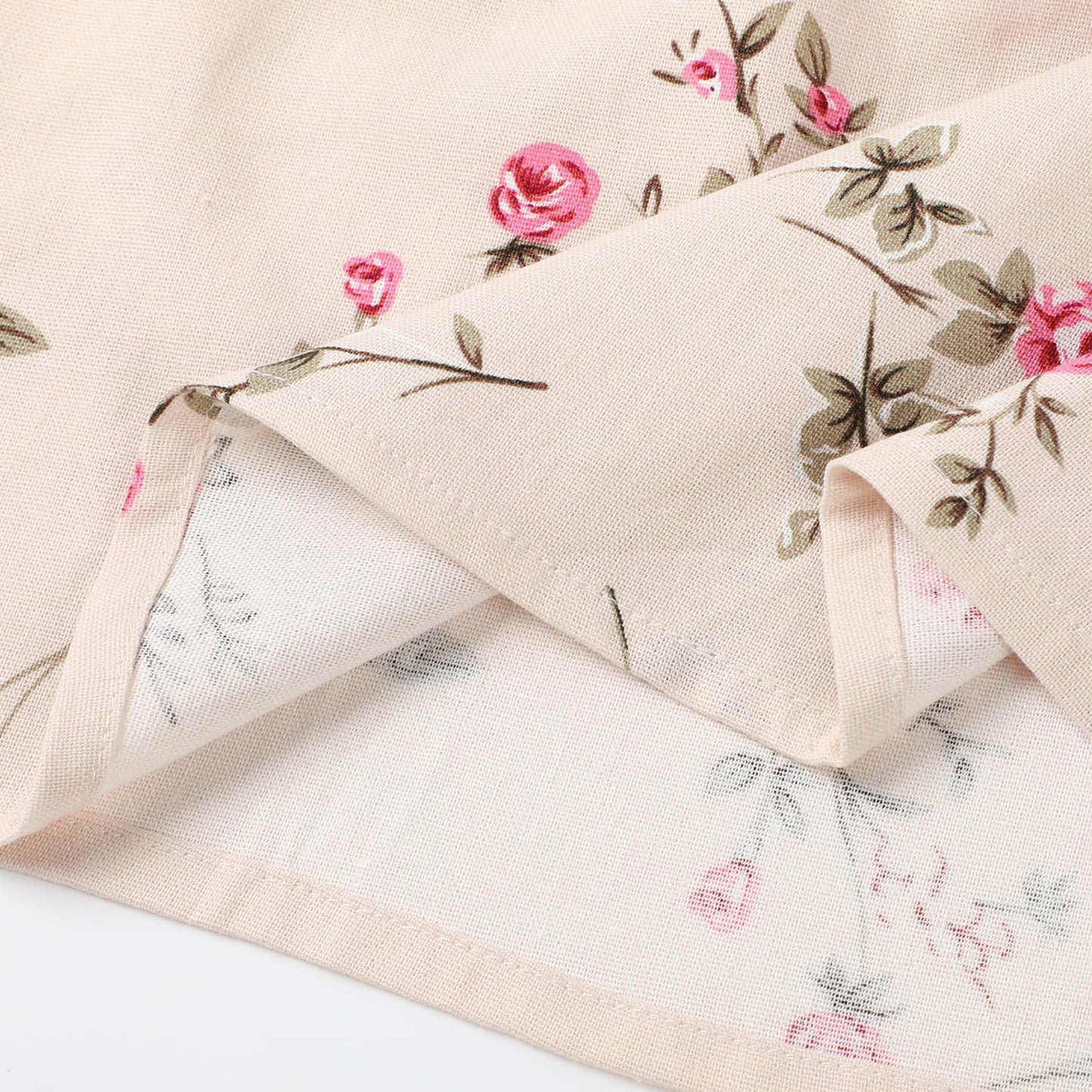 Toddler Baby Girl Linen Casual Dress Cosy Summer Floral Tank Top Camisole Vest Shift Shirt Dress 1T
