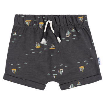 Gerber Baby Boys T-Shirt And Shorts Set, Sailboats, 0-3 Months