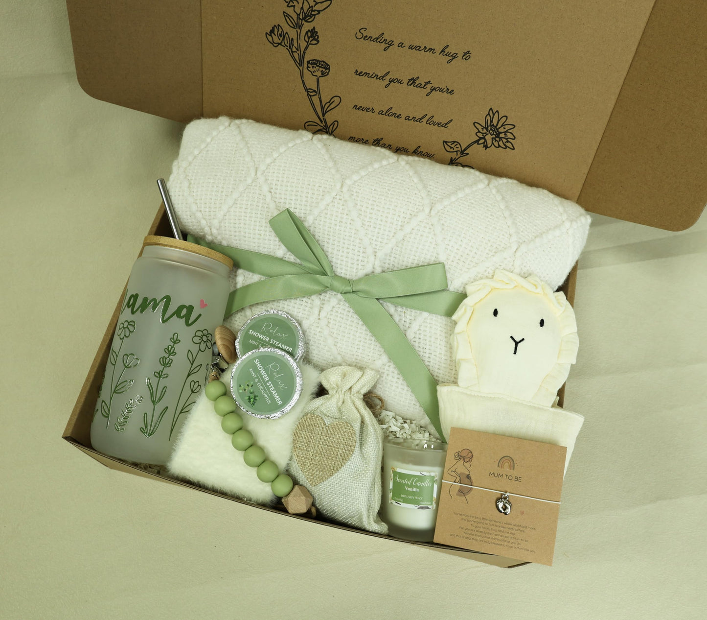 Castateo New Mom Gift Basket for Women - Care Package for Mom to Be, First Time Mother s Day Gift, Pregnant, Expecting or Postp