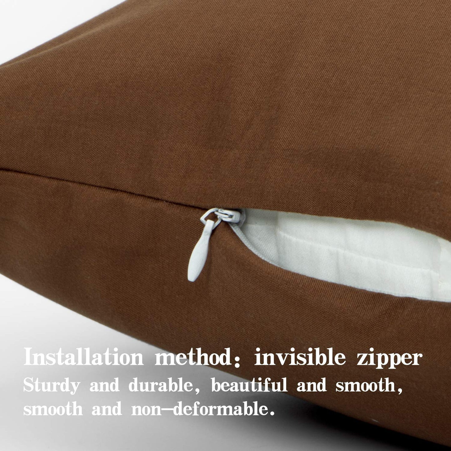 Ntbay Zippered Toddler Pillowcases Set Of 2, 100% Brushed Microfiber 13X18 Pillowcases, Super Soft And Cozy Travel Kids Nursery