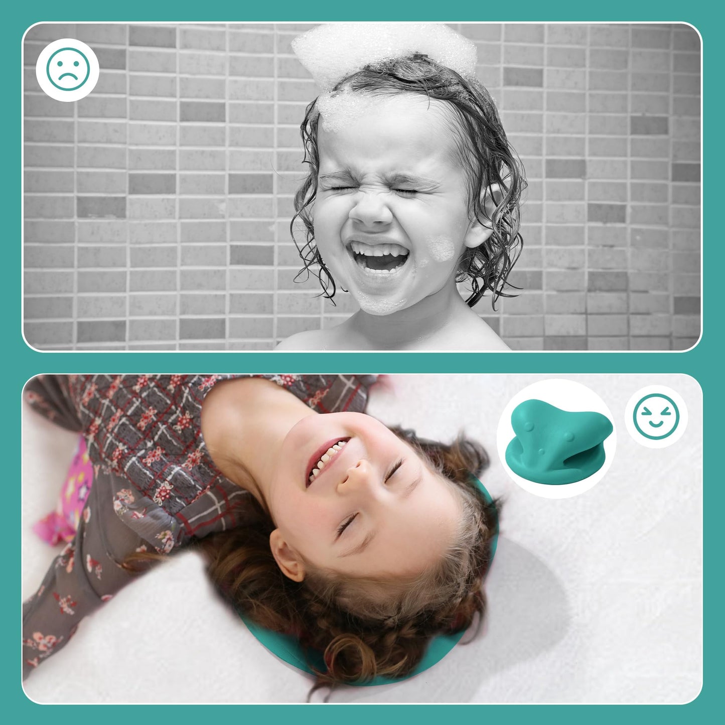 Mabozoo Hair Washing Station For Kids, Sink Hair Washing Neck Pillow For Kids' Wash Time, Ergonomic Kids Hair Washing Station Sh