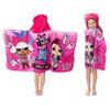 L.O.L. Surprise Soft Cotton Hooded Bath Towel Wrap, 24 X 50 , Pink