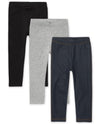 The Children'S Place Baby Girls And Toddler Girls Leggings,Black/Smoke Gray/True Indigo 3 Pack,5T