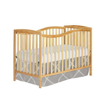 Dream On Me Chelsea 5-In-1 Convertible Crib In Natural, Jpma Certified