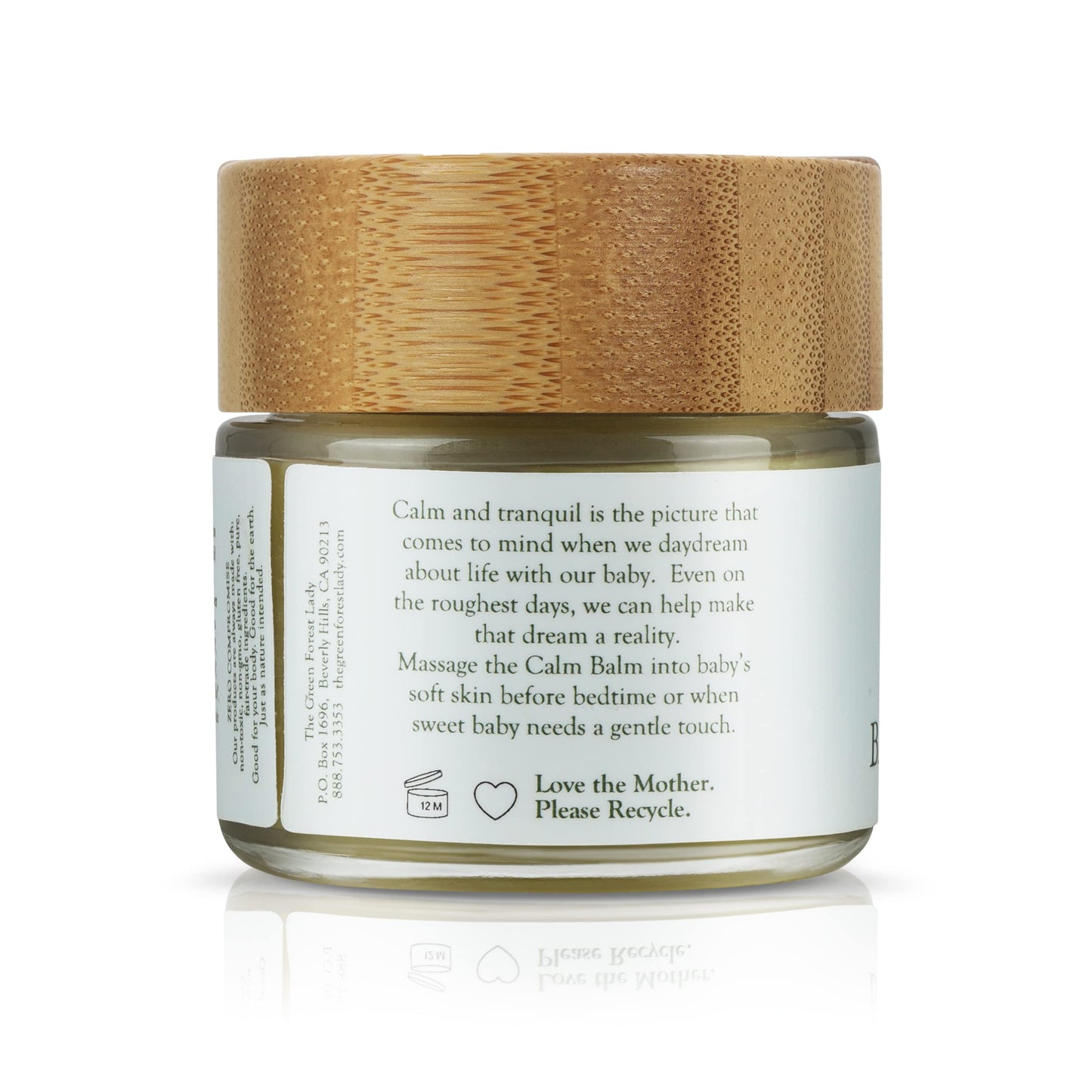 Green Forest Lady The Baby Calm Balm | Protects, Hydrates & Nourishes Sensitive Skin | Helps To Calm Newborns, Babies & Toddlers