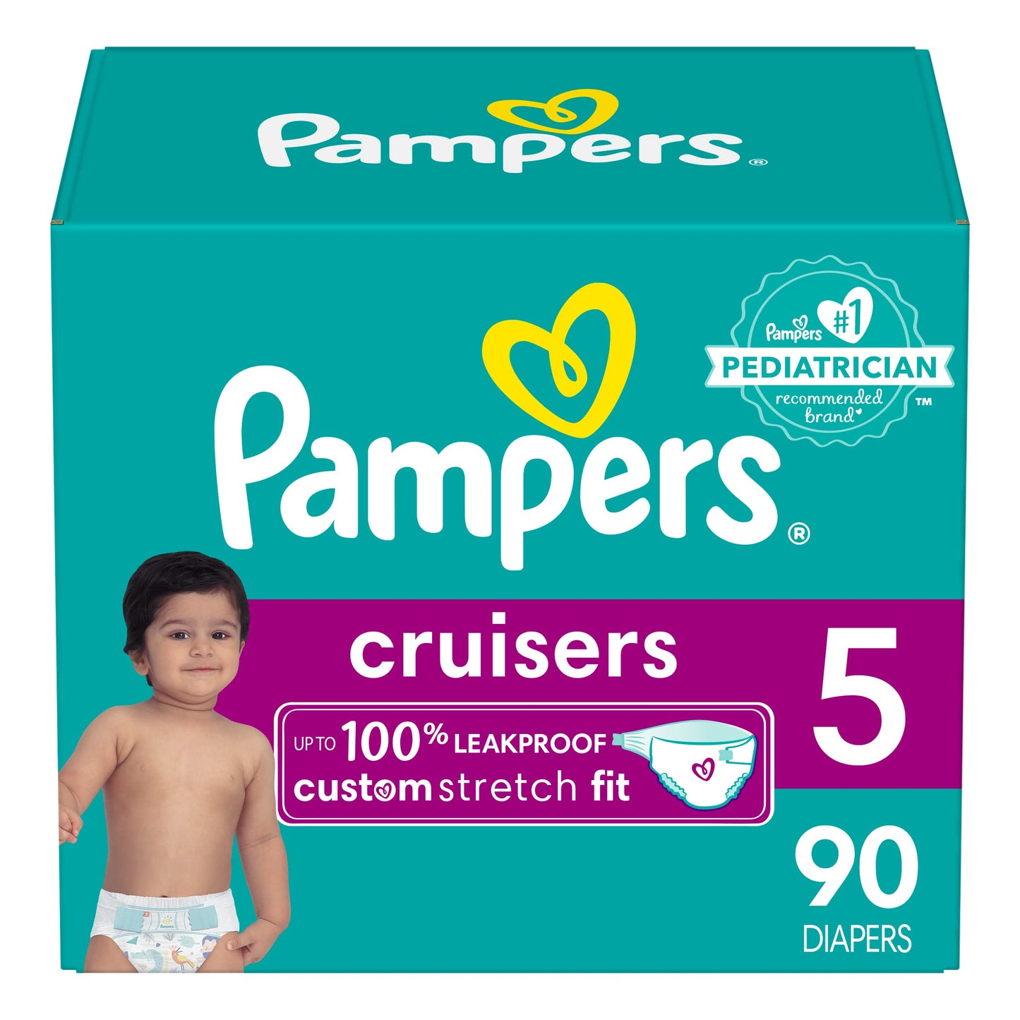 pampers Cruisers Diapers Size 5 90 ct Old