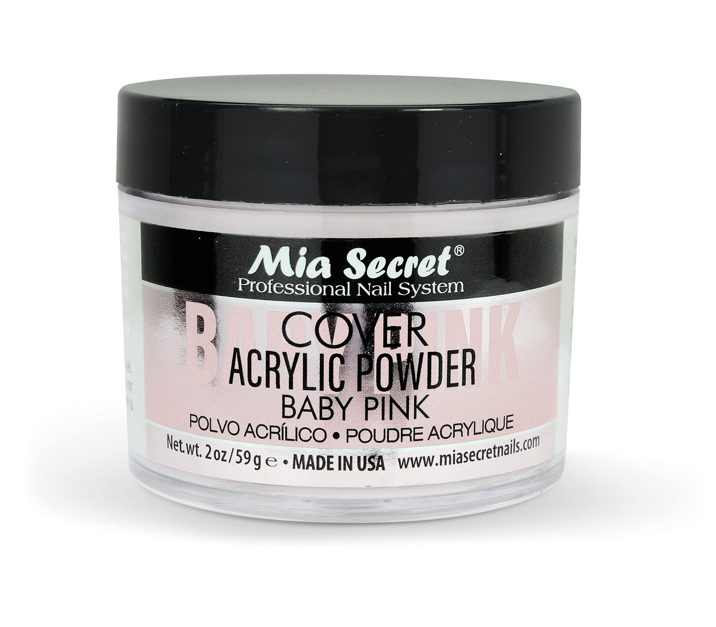 Mia Secret Acrylic Powder Cover Baby Pink 2 Oz.