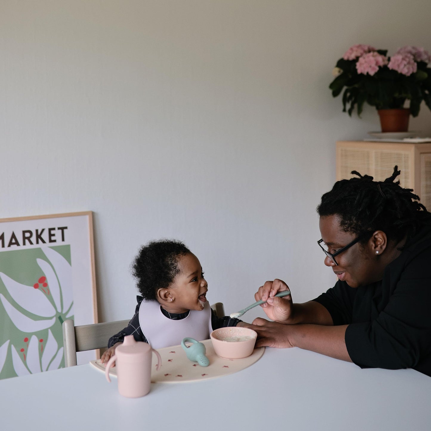 Mushie Silicone Suction Bowl | Bpa-Free Non-Slip Design (Woodchuck)