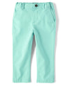 The Children'S Place Baby Boy'S And Toddler Stretch Skinny Chino Pants, Mellow Aqua, 6-9 Months