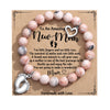 Tony & Sandy New Mom Gifts For Women, Mom To Be Gift, First Time Mom Gifts, Pink Bracelet Mommy Mother To Be Gifts For 1St Time
