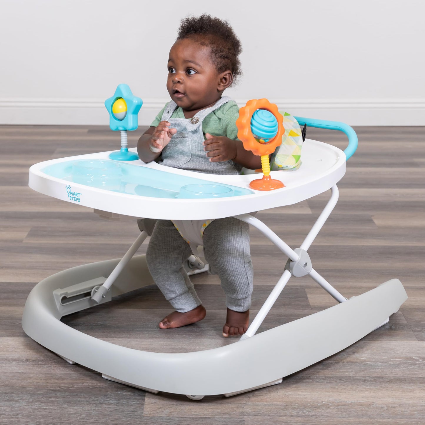 Smart Steps By Baby Trend Dine N Play 3-In-1 Feeding Walker, Harmony Fun