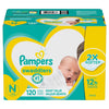 Pampers Swaddlers Disposable Diapers Newborn, Size N, 120 Count, Giant