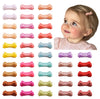 Ruyaa Tiny Small Hair Bows Snap Clips Baby Girls Fine Hair Baby Barrettes First Hair Bows For Newborn Infant Baby Hair Clips Fri