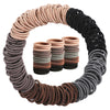 200Pcs Elastic Hair Ties, No Crease Hair Small Ponytail Holders For Kids Girls Baby Toddler, Neutral Color, Christmas Gifts Holi