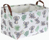 Essme Rectangular Baby Storage Basket,Koala Basket With Handles Kids Storage Bin For Boys Room Decor,Cute Basket,Toy Bin,Book Ba